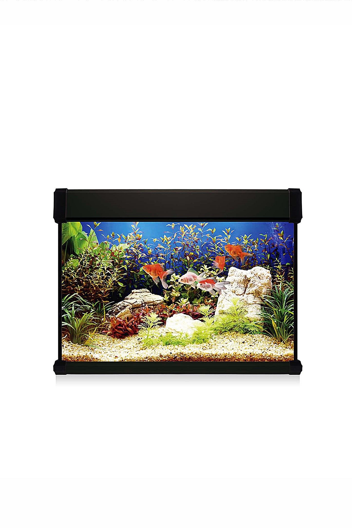 AquaLux PRO 68 Aquarium-Set mit Innenfilter (68 Liter), Schwarz