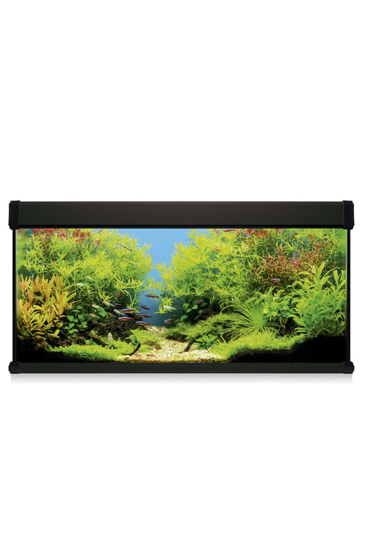 Acuario Kit AquaLux PRO 130 con Filtro Interior (130 litros) Negro