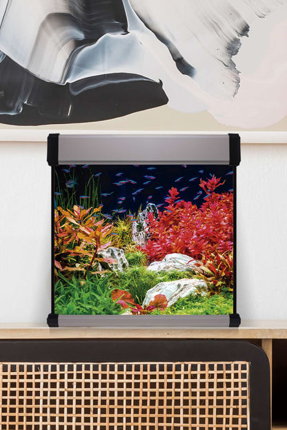 Kit AquaLUX PRO 190 - Acuario de 190 litros Plateado