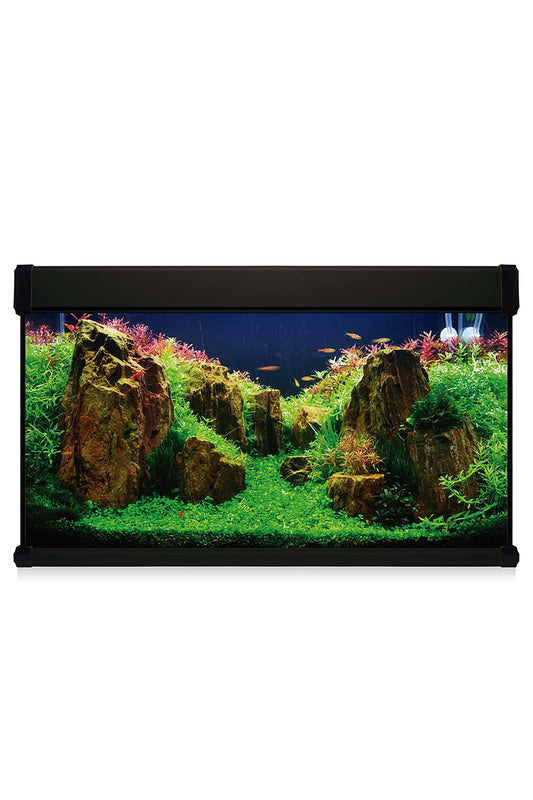 Acuario Kit AquaLux PRO 200 con Filtro Exterior (200 litros) Negro