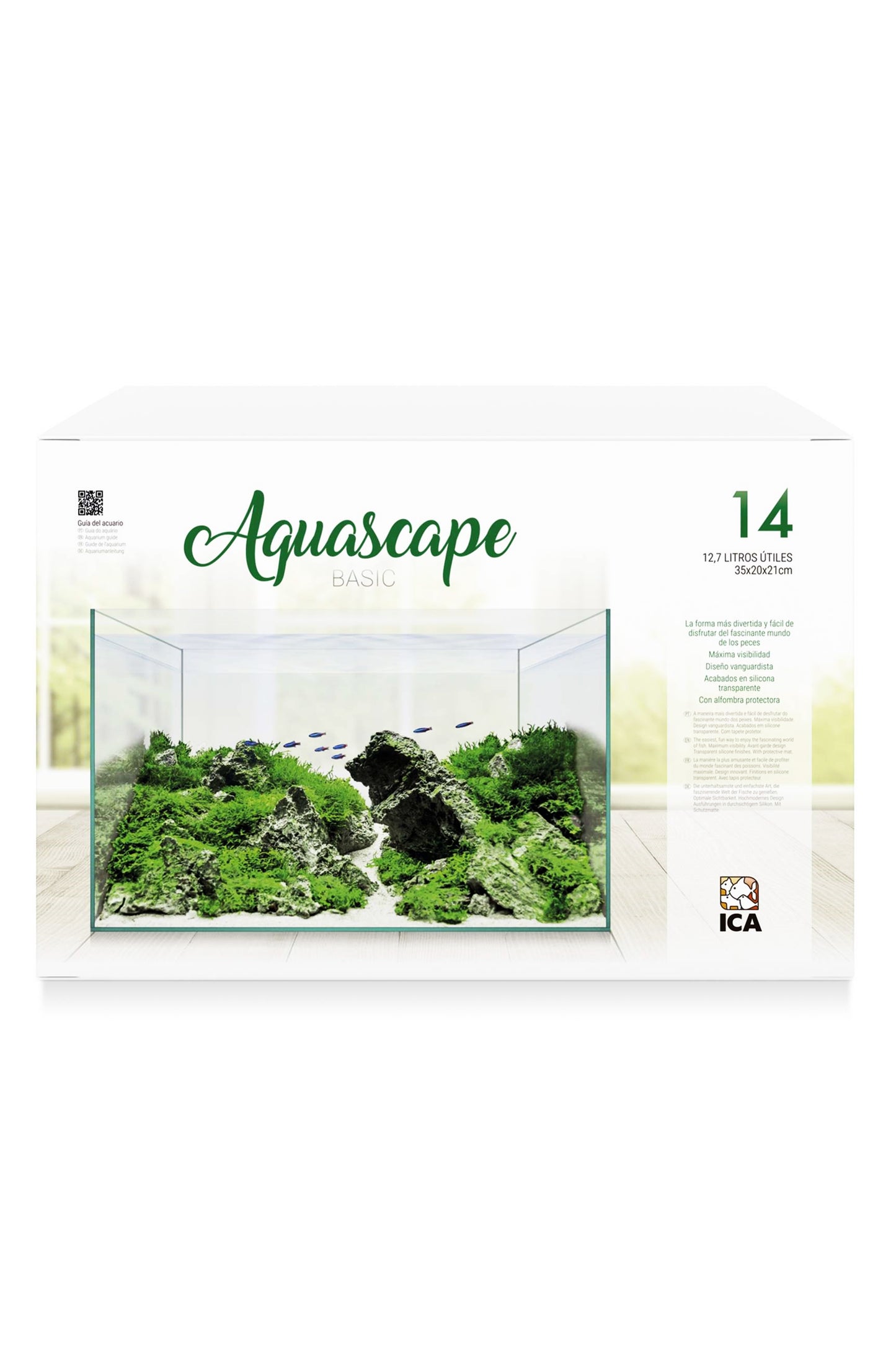 Acuario Kit AquaScape Basic 14 (12,7 litros)