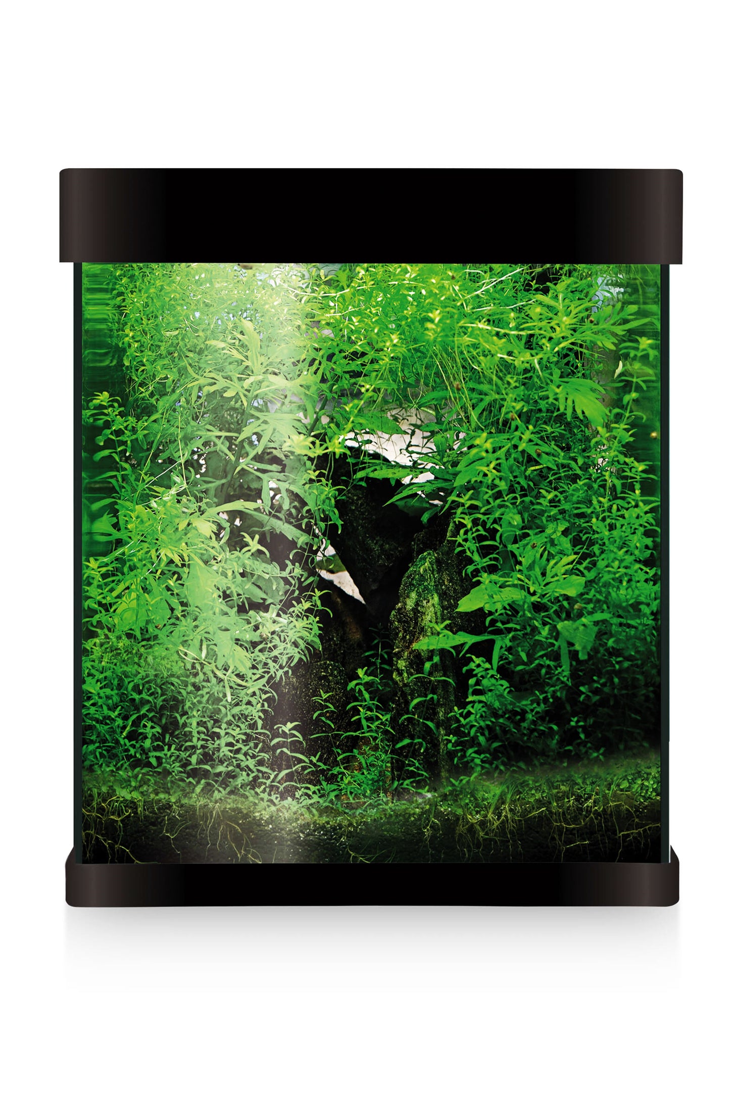 Aquarium-Set Nano AquaLED Crystal 20 (20 Liter) Schwarz