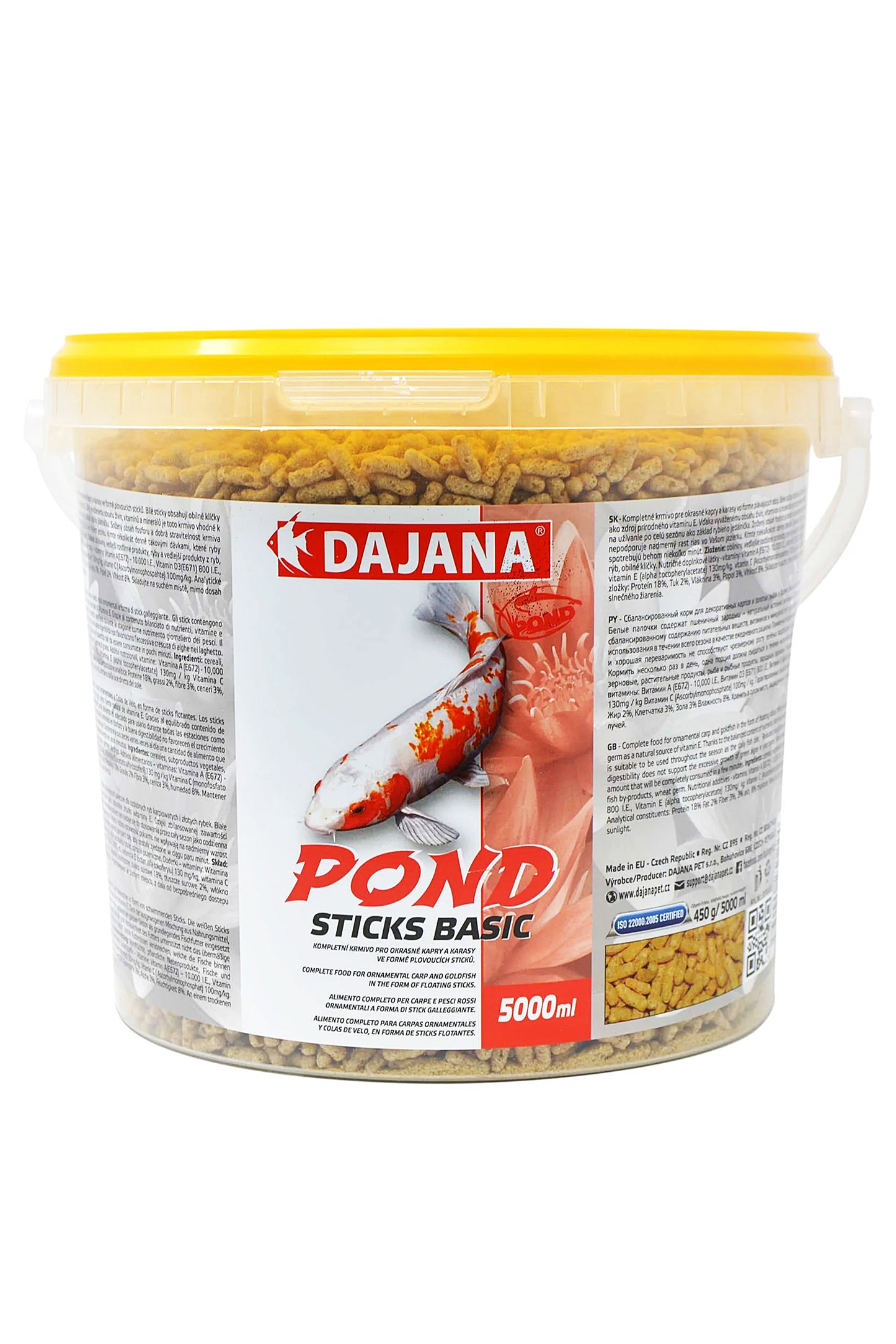 Dajana Sticks Basic Teichfischfutter (5 Liter)