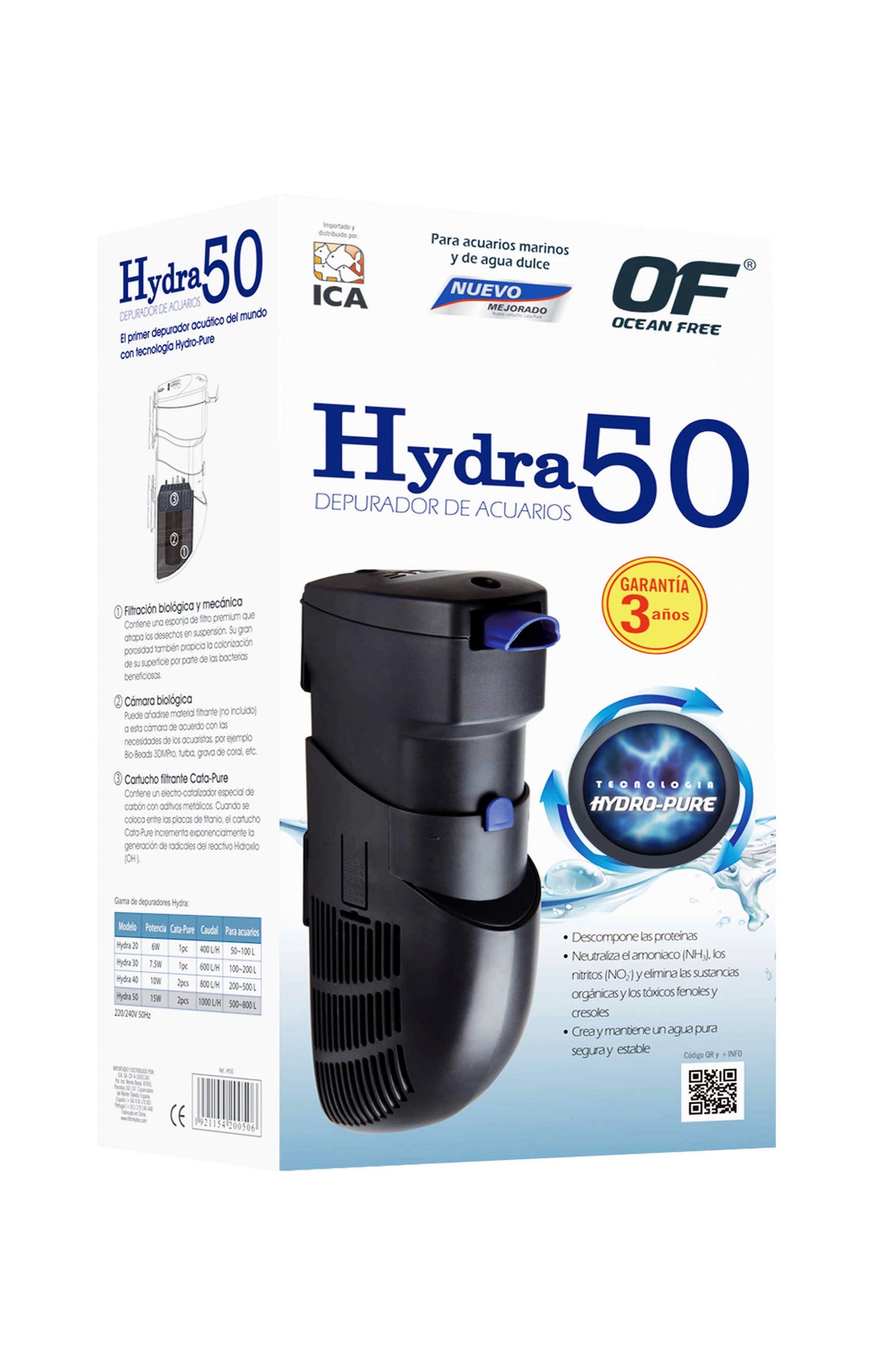 Filtro Hydra 50 (1.000 l/h)