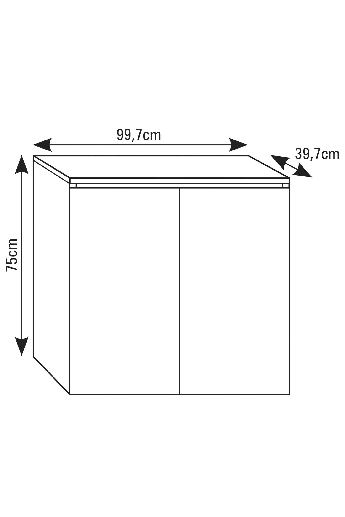 AquaLED PRO LED RGB Lux PRO Scape RGB Aquariumtisch (99,7 cm) Schwarz