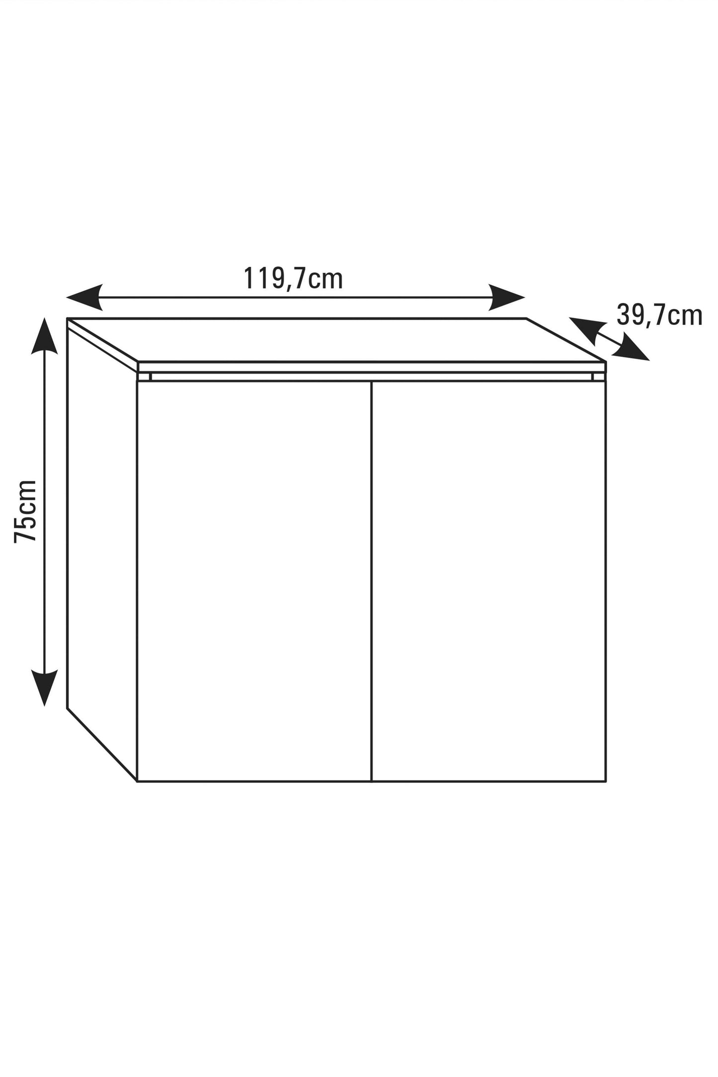 Mesa para Acuarios AquaLED PRO LED RGB Lux PRO (119,70 cm) Blanco