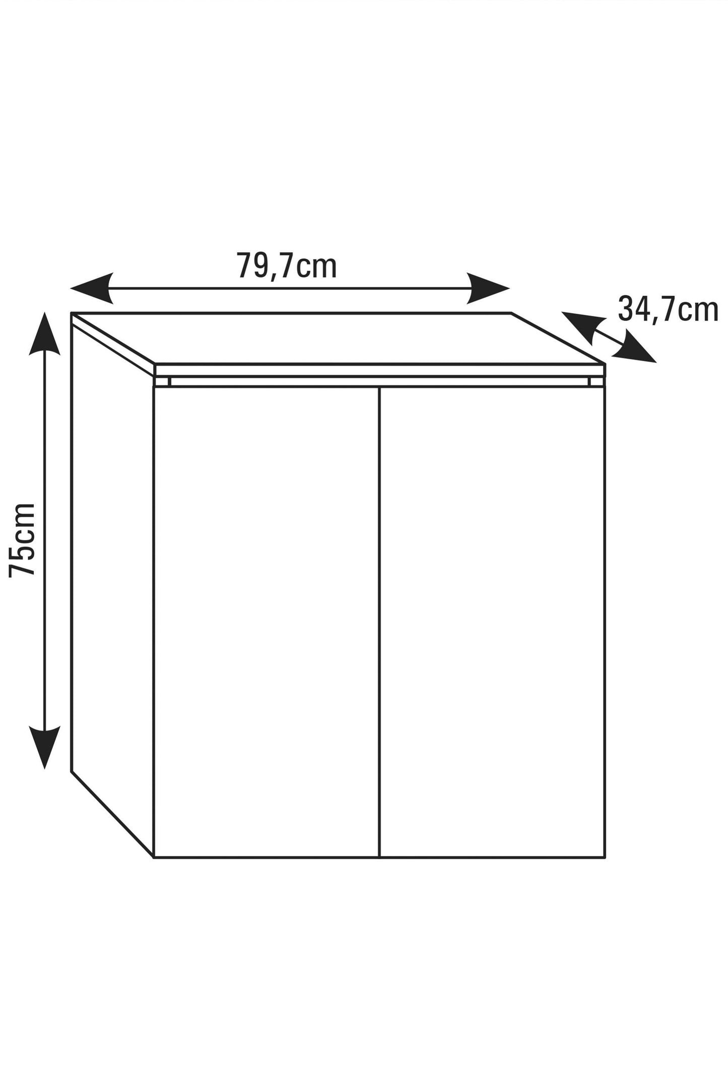 Mesa para Acuarios Aqualux PRO (79,70 cm) Blanco