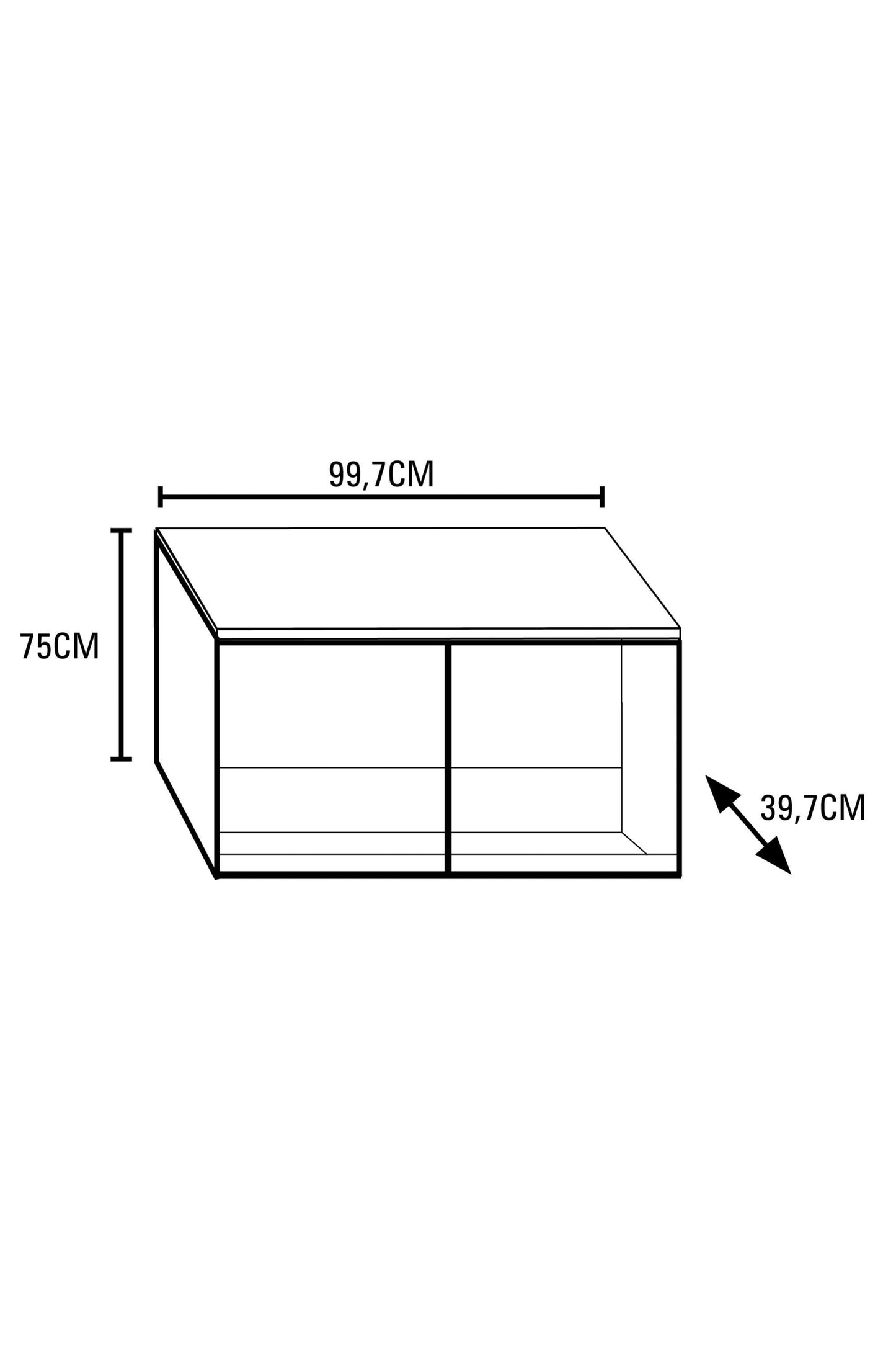 Mesa Móveis para Aquário Marinho com Sump AquaOcean 180 litros