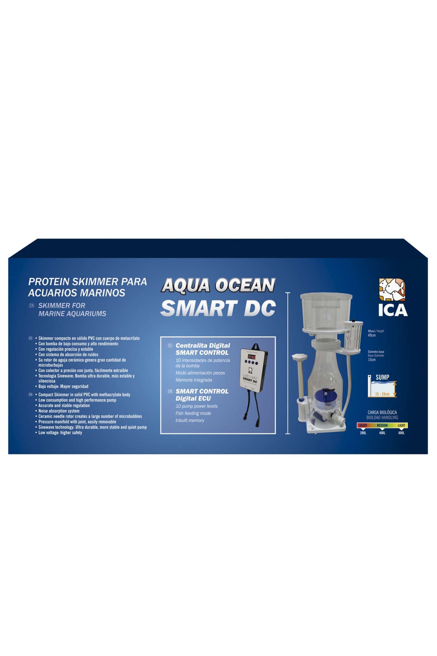 Skimmer AquaOcean Smart DC (600 litros)