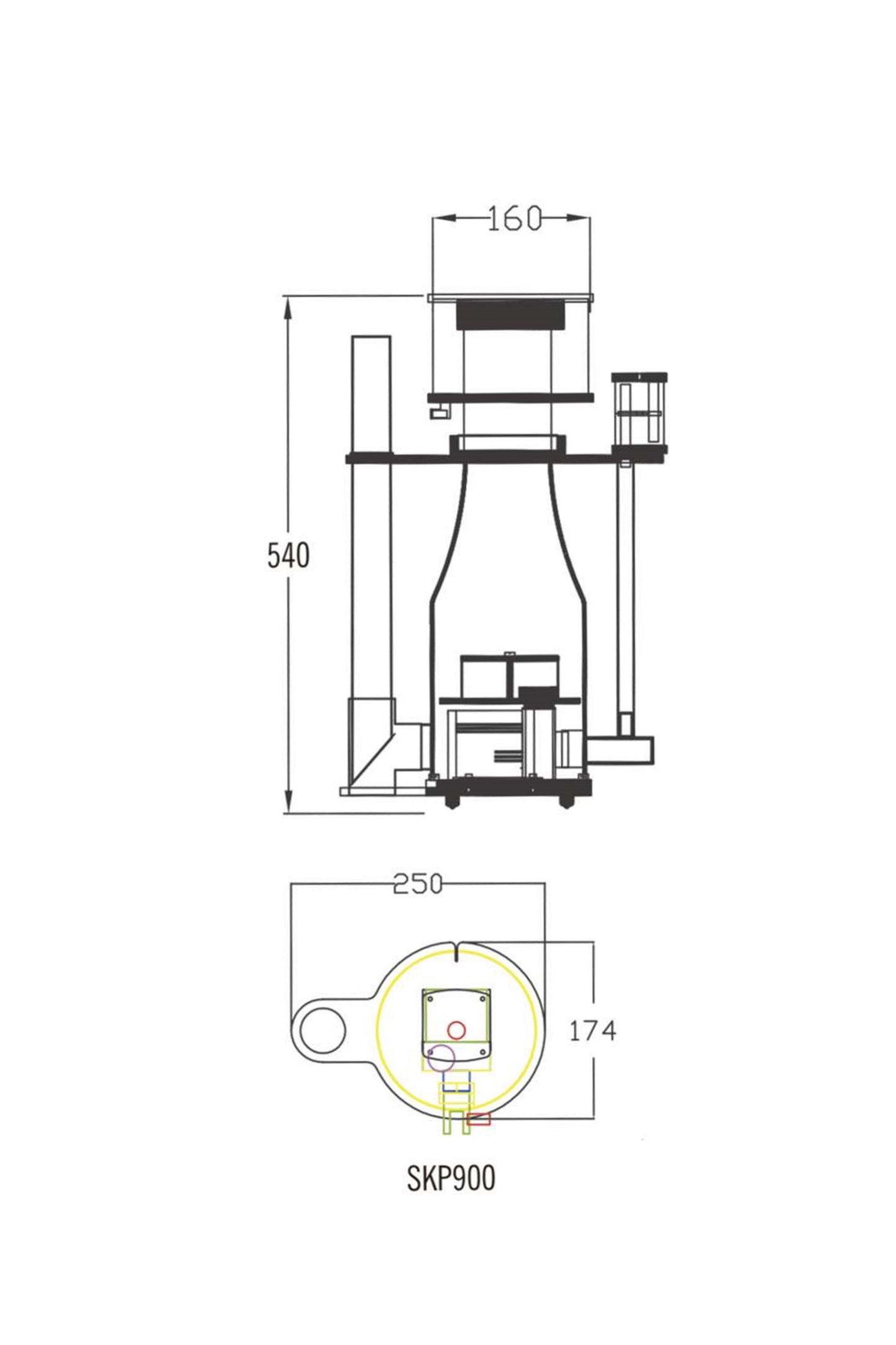 AquaOcean PRO Skimmer (900 Liter)