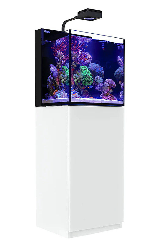 Aquário Península MAX NANO (com ReefLED com mesa branca) 75 litros