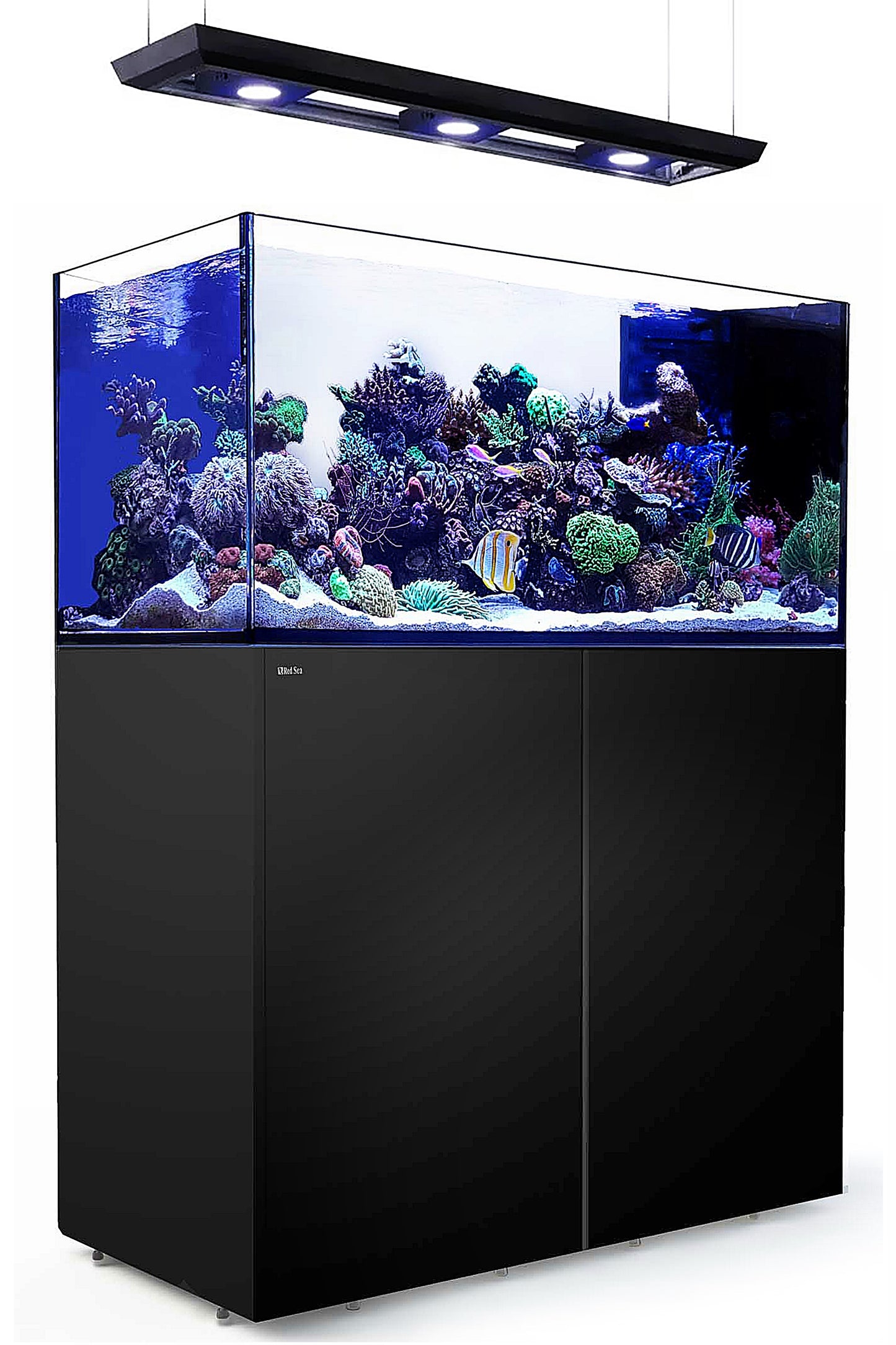 REEFER™ Aquarium Peninsula 500Black 3 x Reef Led 90W LED DECKENSTÜTZE ReefClean600