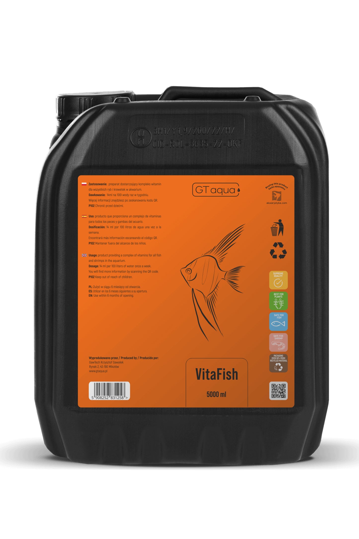 GT VITAFISH - Vitamine 5.000 ml