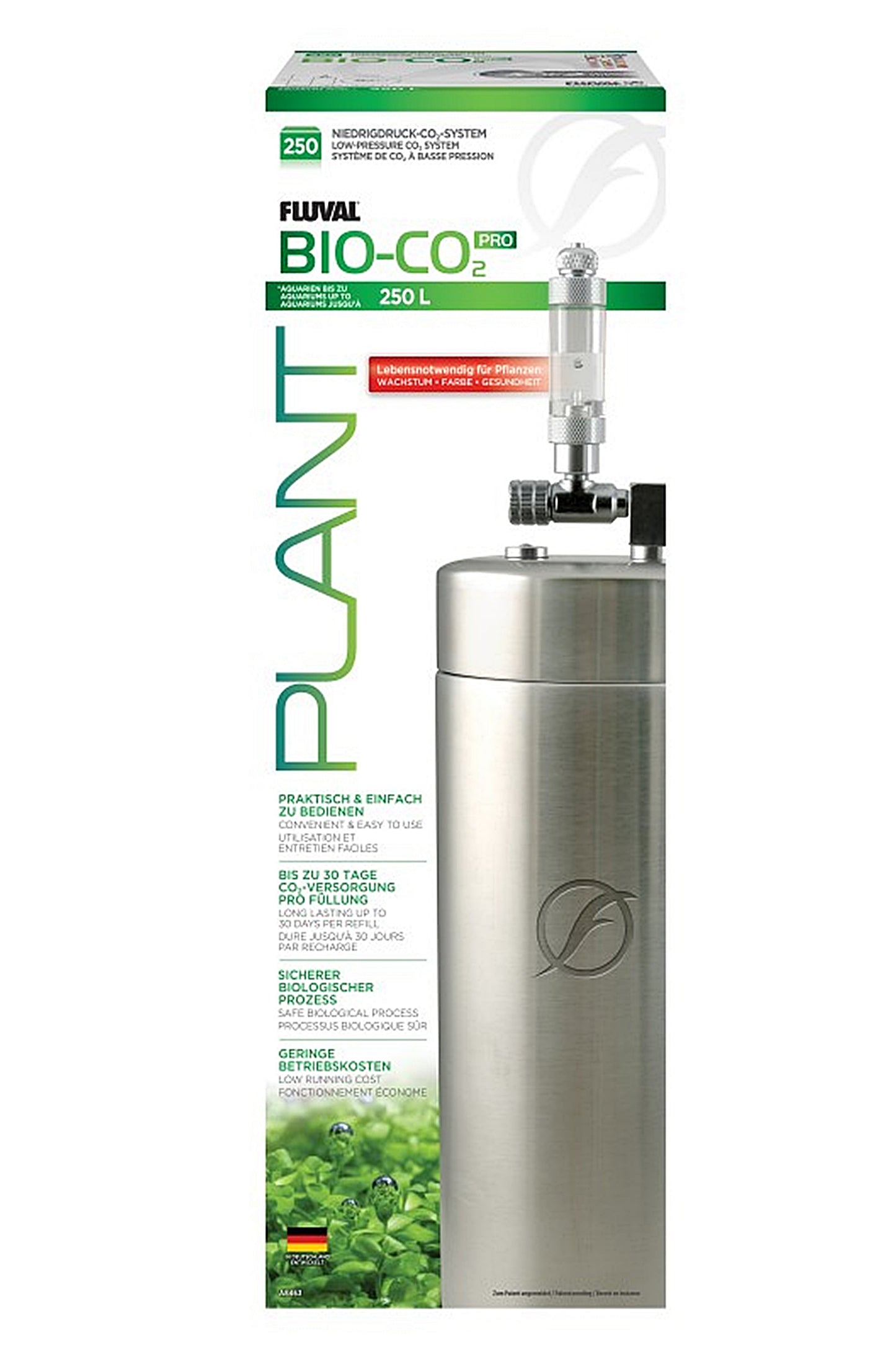 Sistema Fluval BIO-CO₂ PRO para acuarios de 250 litros