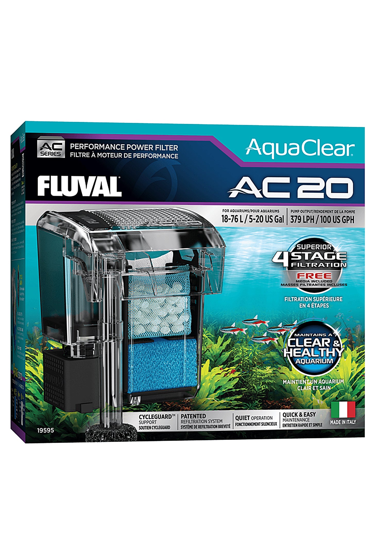 Fluval Aquaclear AC20 Rucksackfilter