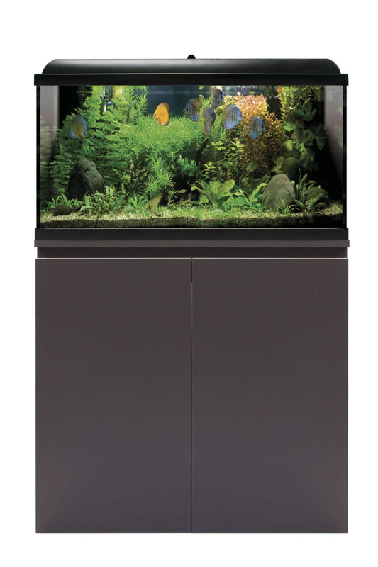 AquaLED PRO 100 - Acuario de 100 litros con mueble en Negro
