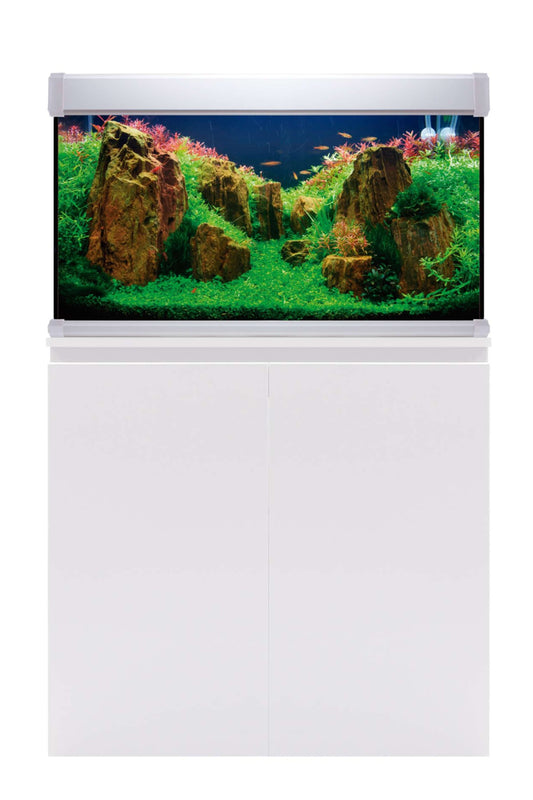 AquaLUX PRO 100 - Acuario de 100 litros con mueble Blanco