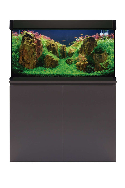 AquaLUX PRO 200 - Acuario de 200 litros con mueble Negro