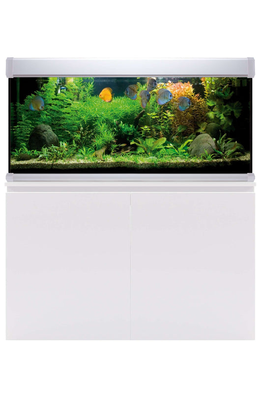 AquaLUX PRO 240 - Acuario de 240 litros con mueble Blanco