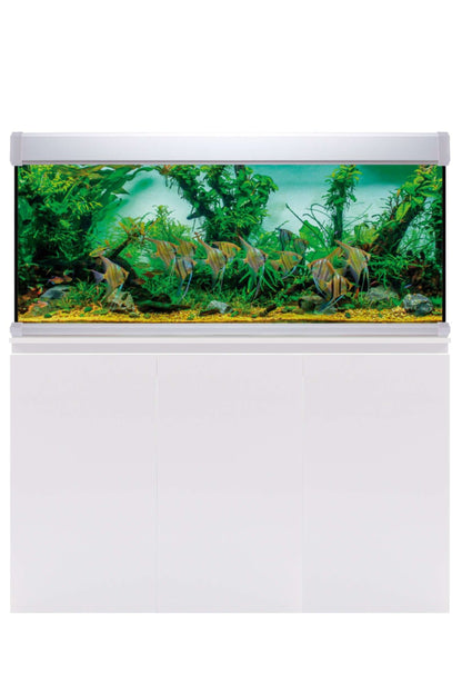 AquaLUX PRO 450 - Acuario de 450 litros con mueble Blanco