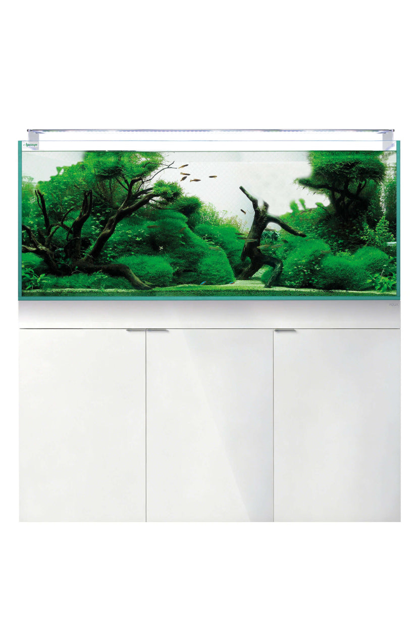 AquaScape 330 - Acuario de 300 litros con mueble AquaStand Blanco