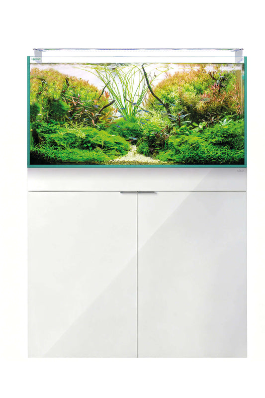 AquaScape RGB PRO 250 - Acuario de 226 litros con mueble Blanco AquaStand
