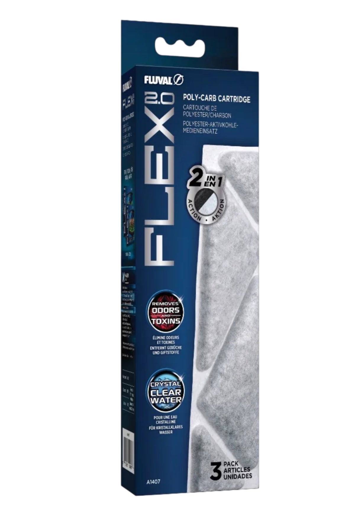 Cartucho Flex 2.0 de policarbonato 3pc