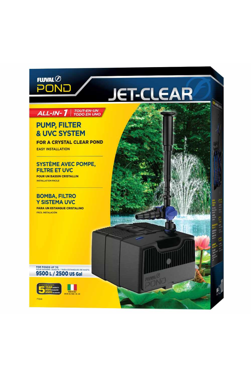 Nuevo Fluval POND Jet-Clear 9500 - Filtro All in One