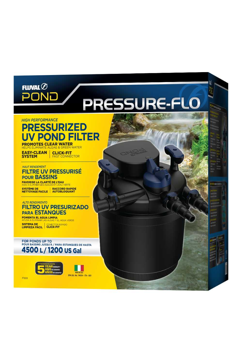 Nuevo Fluval POND Pressure Flo 4500 filtro UV