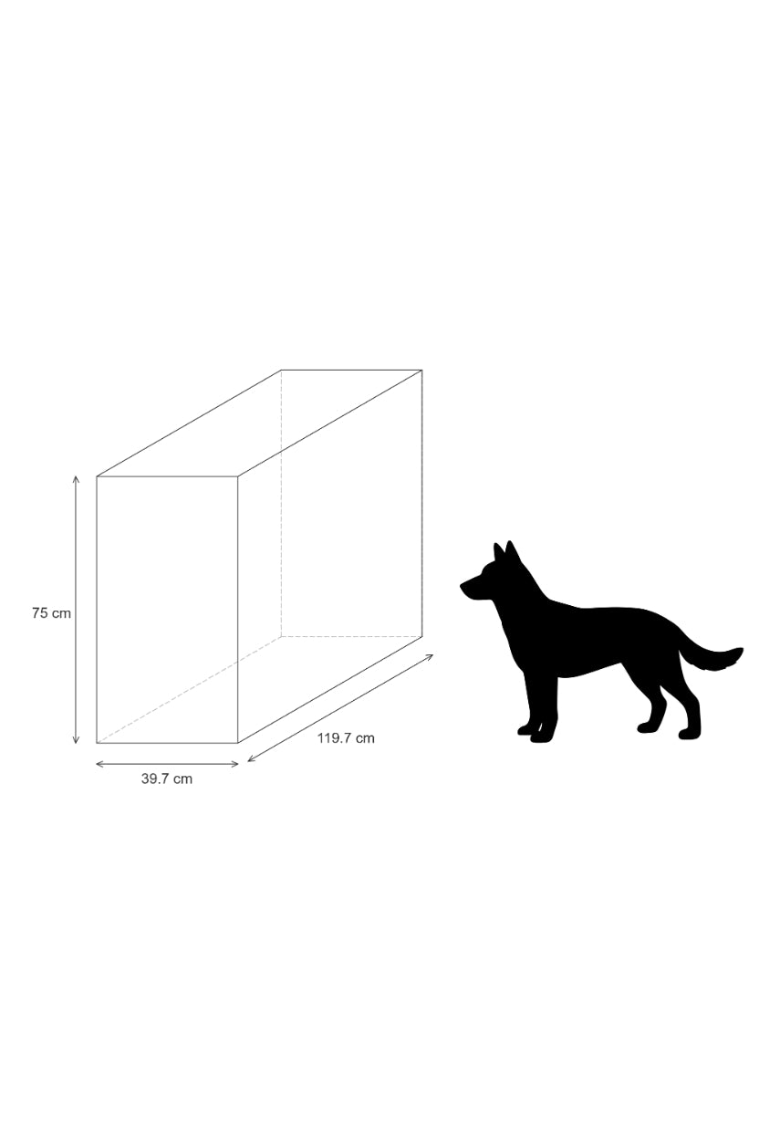 Mesa AQUA STAND PREMIUM en Negro - Base 119,7 x 39,7 cm