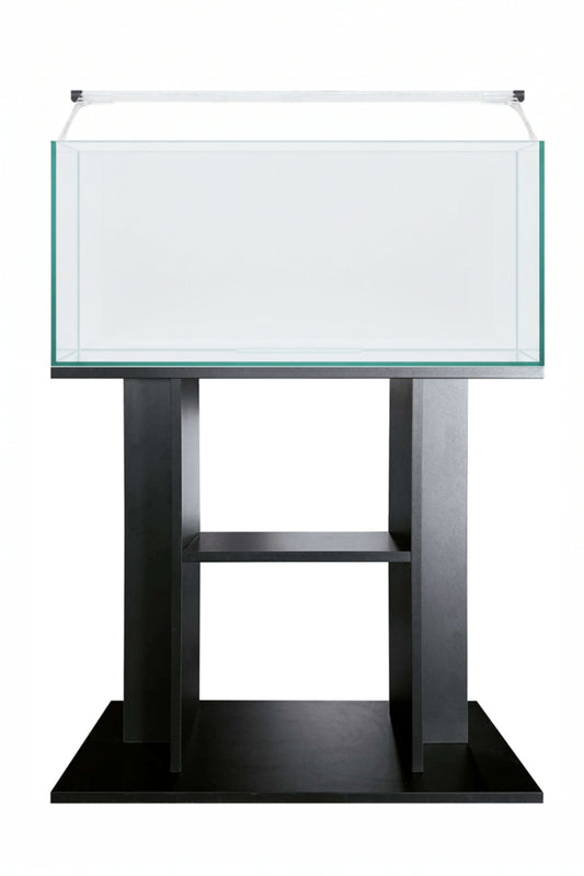 Acuario AquaLight Glass 80 de 76 litros con mueble Negro