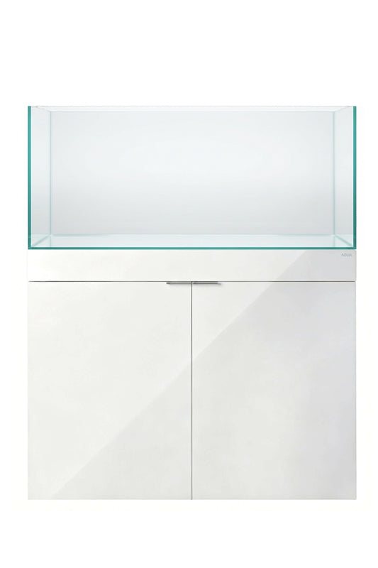 AquaScape 180 - Urna de cristal óptico de 179 litros con mueble AquaStand Blanco