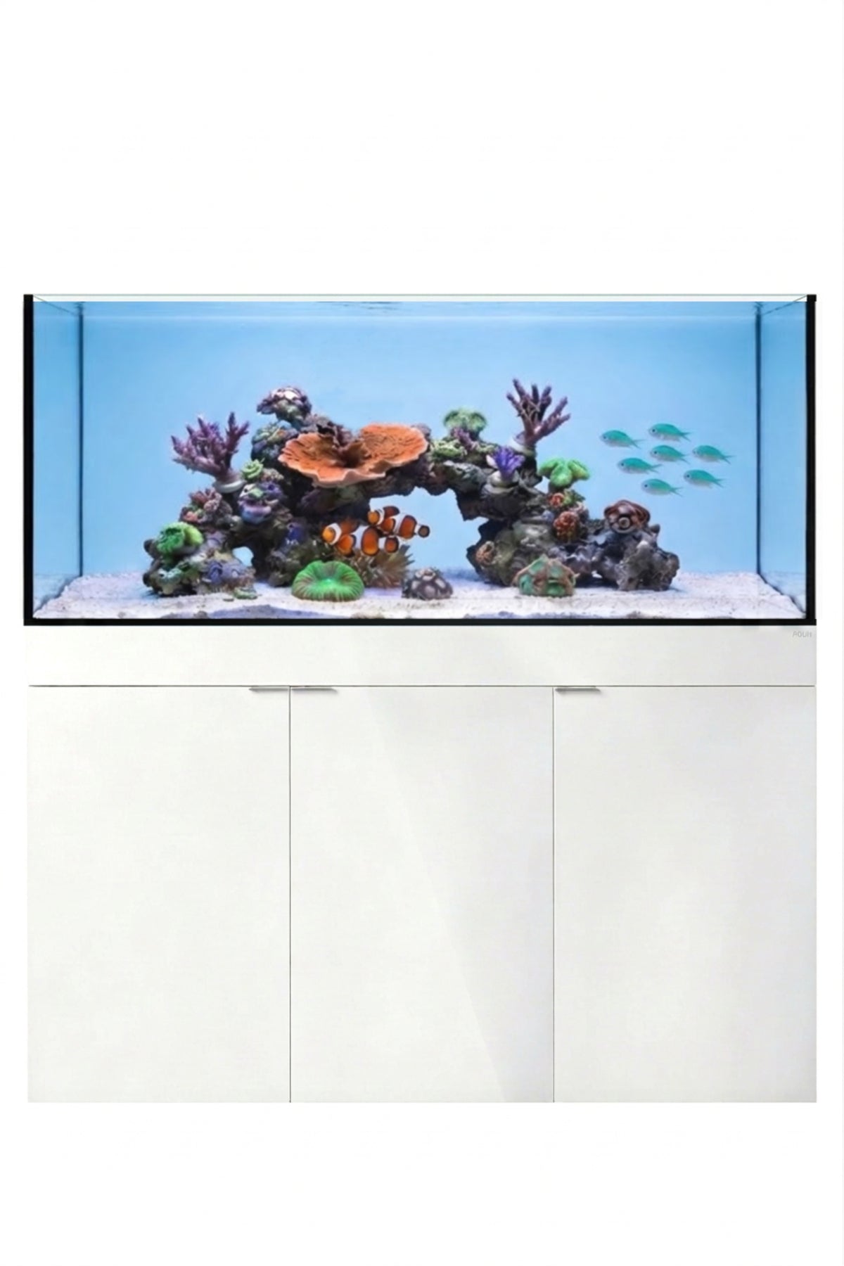 AquaOcean de 240 litros con mueble blanco