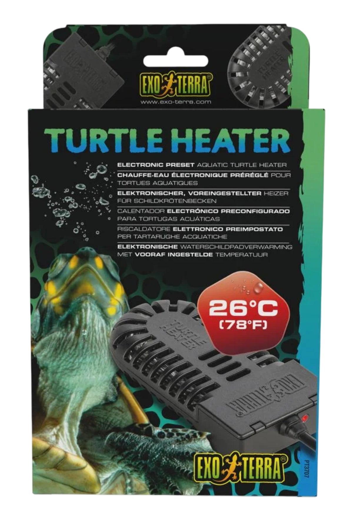 EXO TERRA - Turtle Heater Calentador Electronico preajustado a 26º para Tortugas