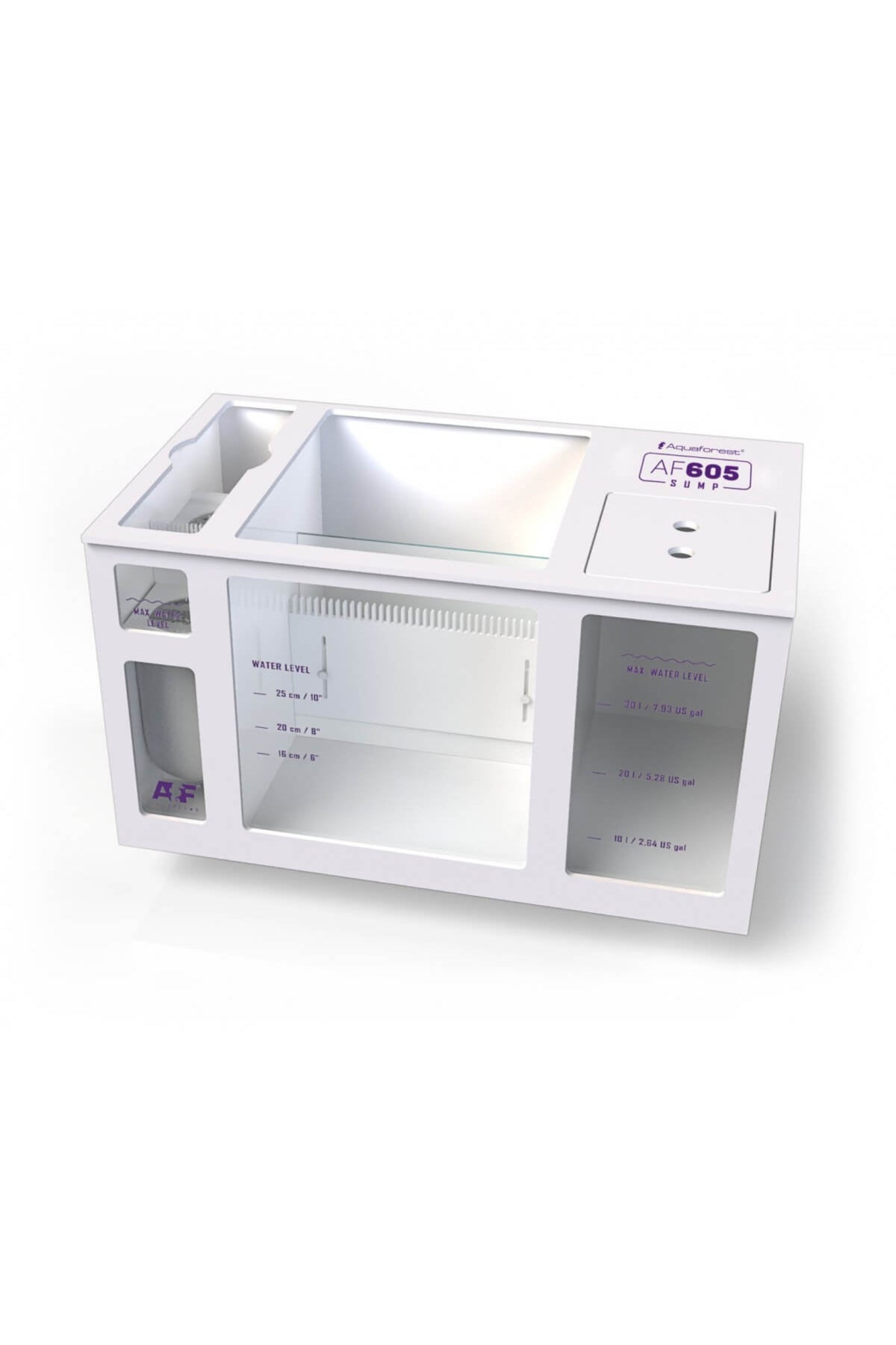 Aquaforest - Sump 605 (120-435) 800 x 465 x 450 mm.