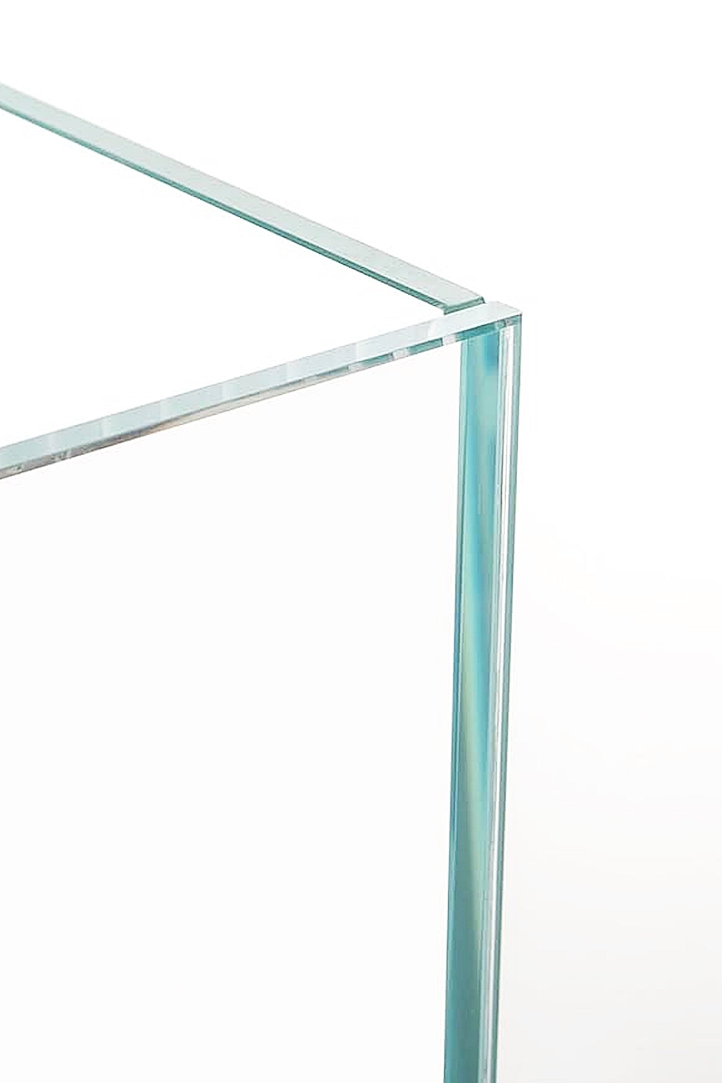 Opti Tank 100 de 200 litros - Urna de cristal óptico con mueble Blanco