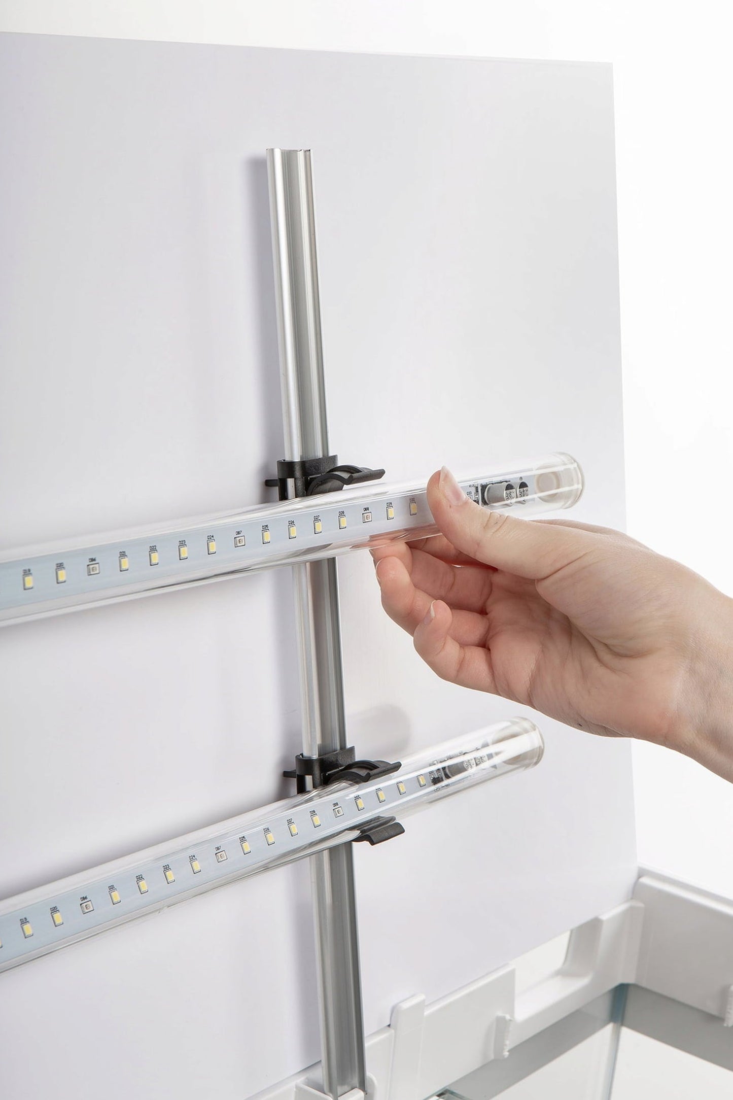 Acuario Optiset 240 litros con mueble Blanco