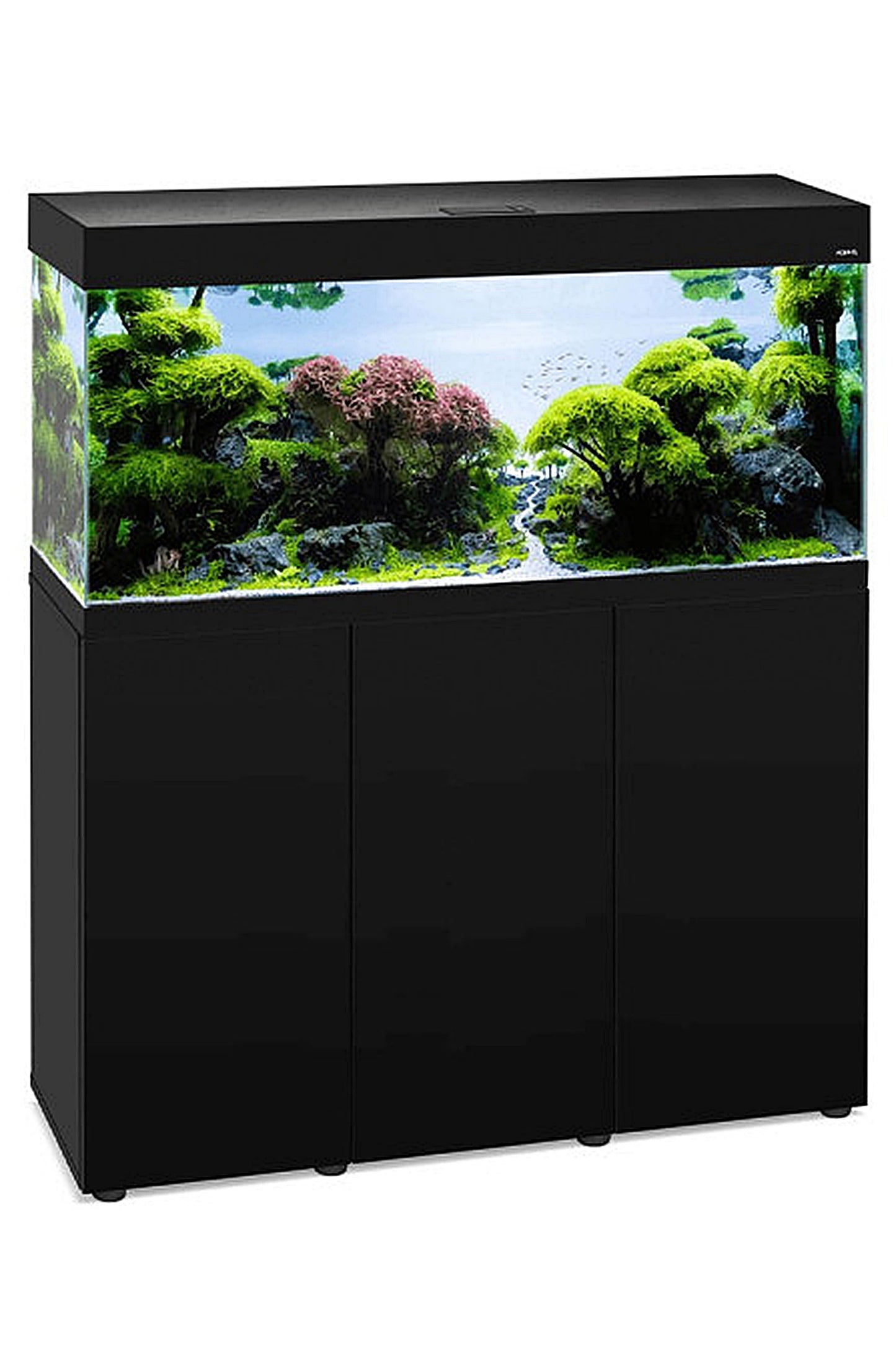 AQUAEL - Aquarium mit Optiset-Unterschrank 240 Liter - Schwarz