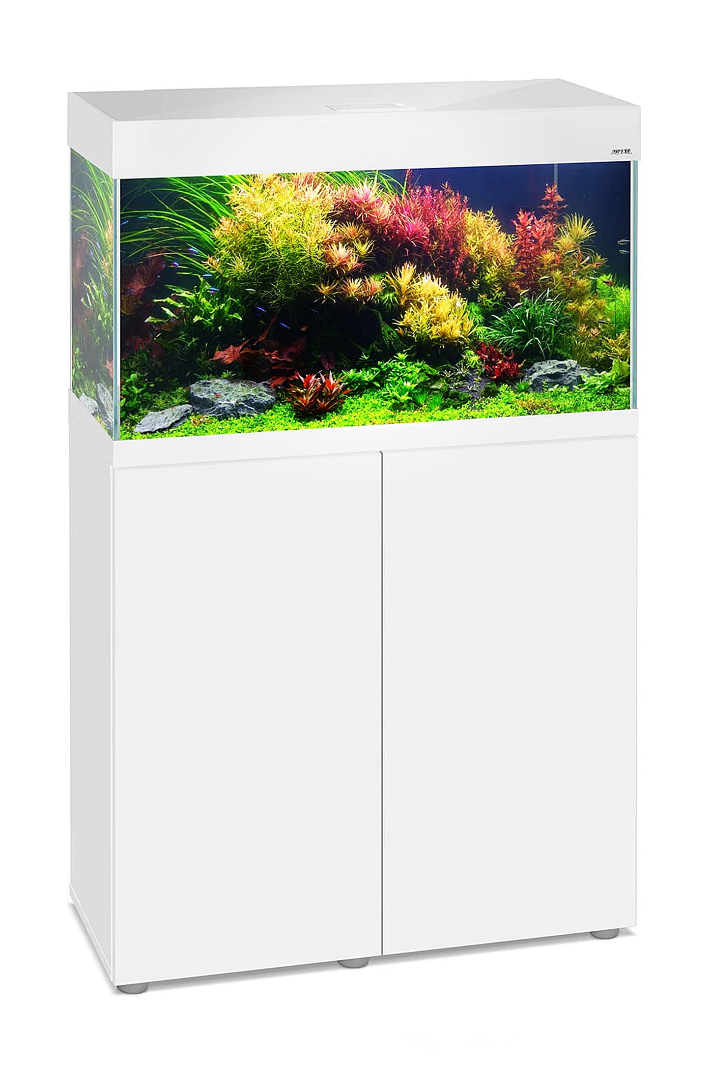 Acuario Optiset 125 litros con mueble Blanco