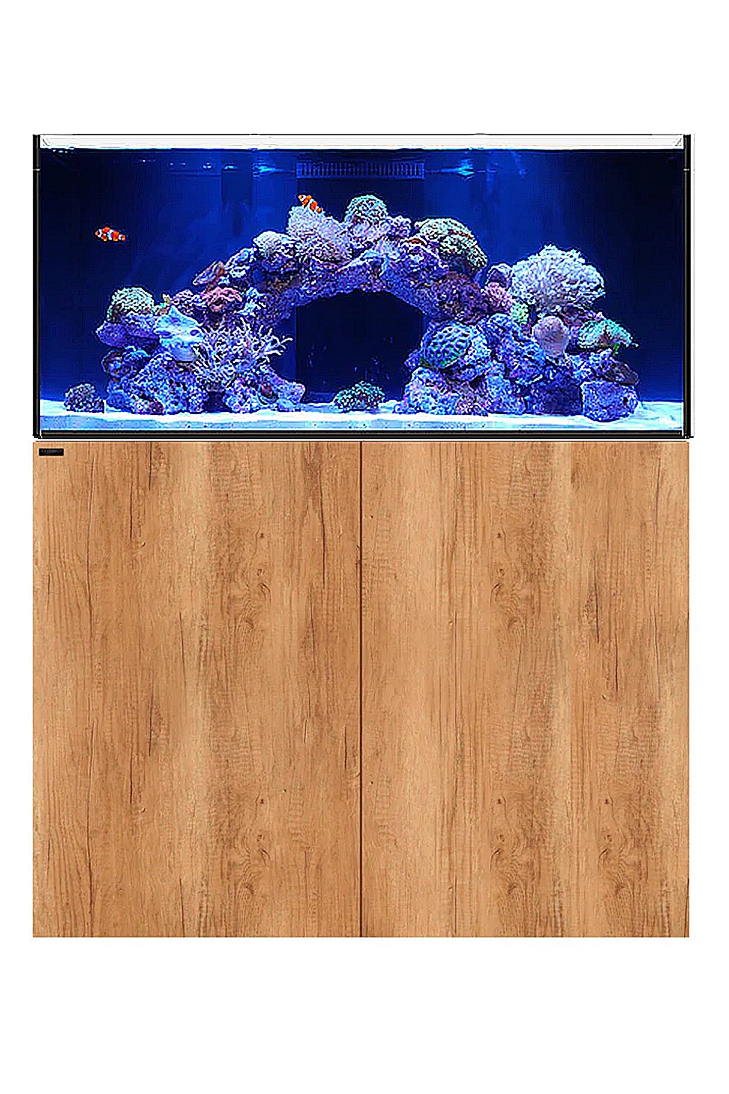 WATERBOX - MARINE-X 110.4 Aquarium mit Eichentisch - 301 Liter