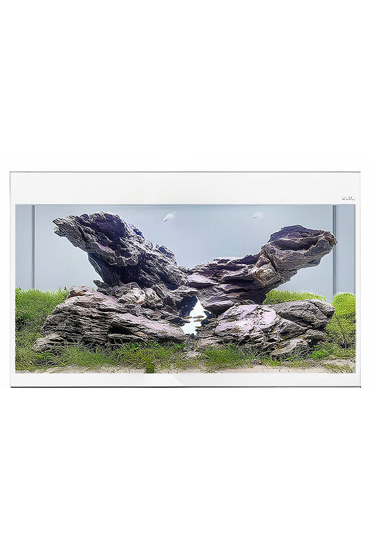 Acuario AQUAEL GLOSSY 100 WHITE de 215 litros