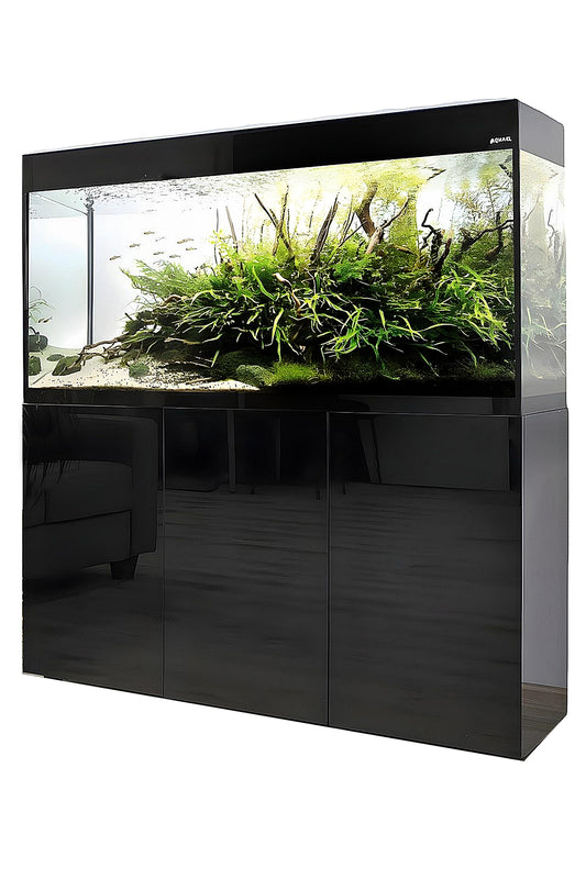 Acuario con mueble AQUAEL GLOSSY 150 BLACK de 405 litros