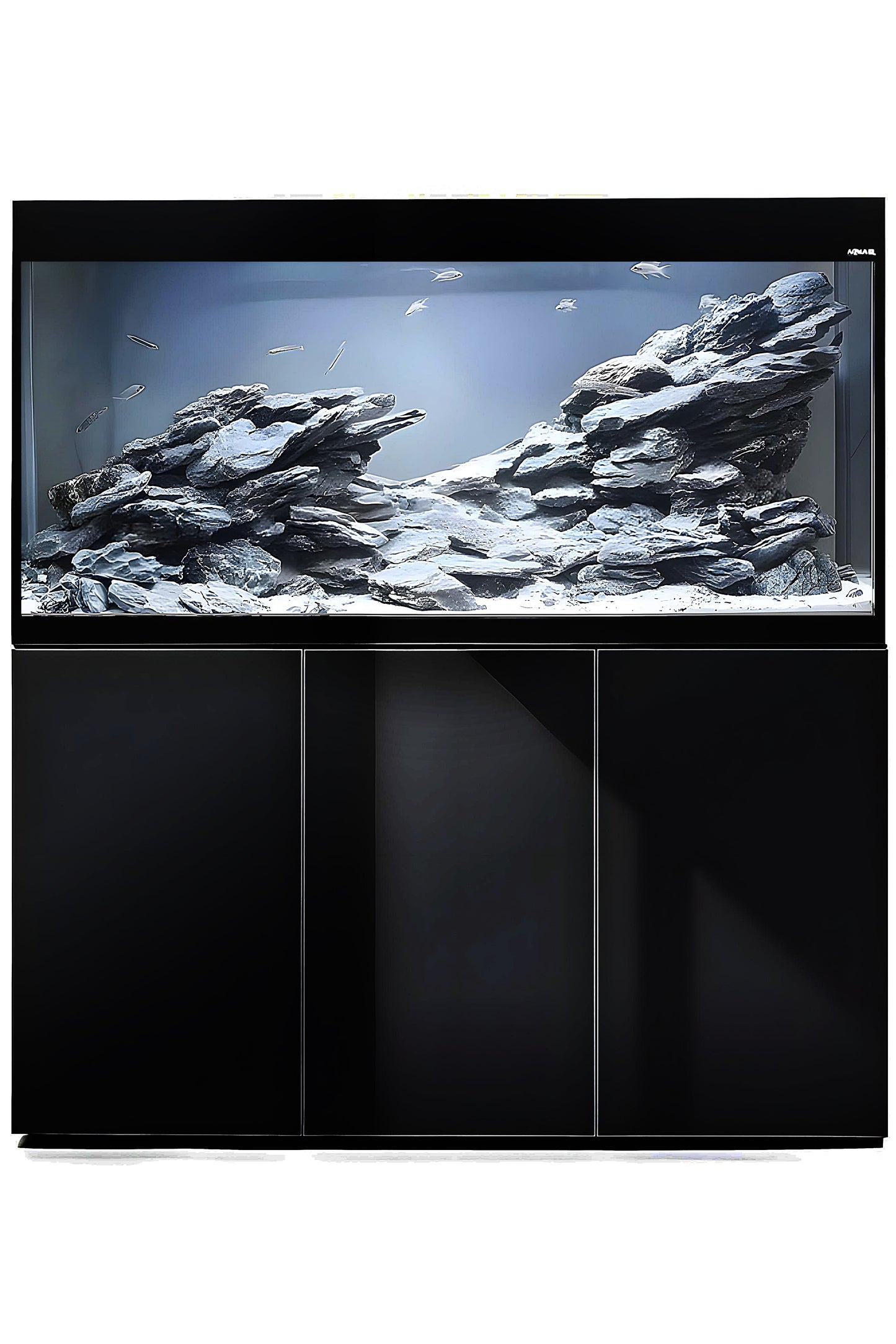 Acuario con mueble AQUAEL GLOSSY 150 BLACK de 405 litros