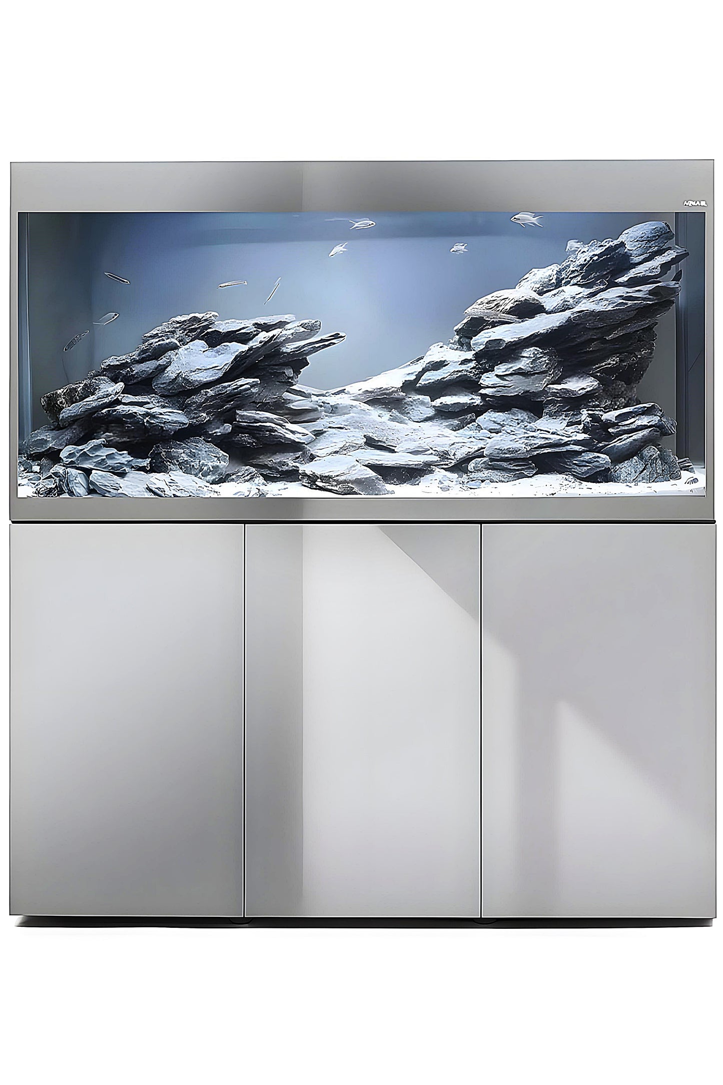 Acuario con mueble AQUAEL GLOSSY 120 GREY de 260 litros