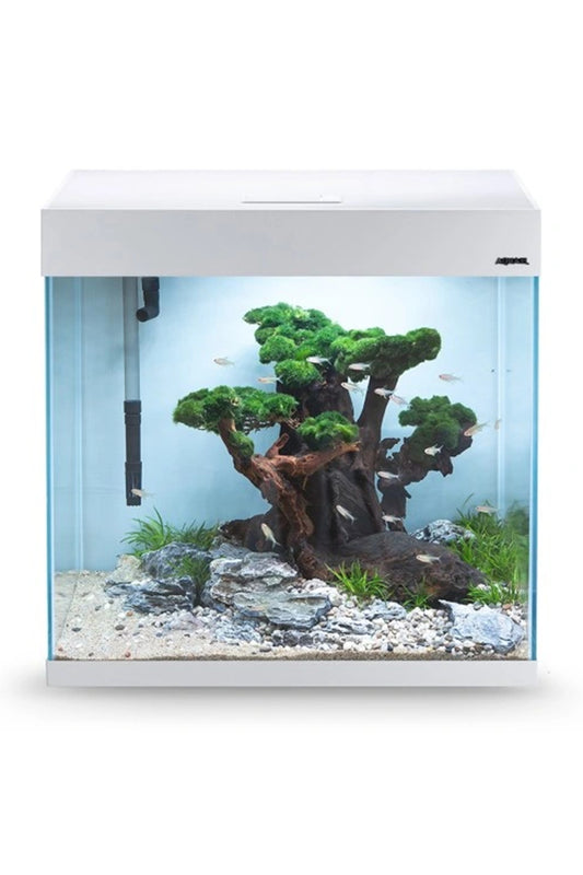 AQUAEL - Acuario OPTISET 130 litros en Blanco