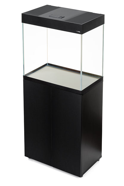 Acuario Optiset 130 litros con mueble Negro