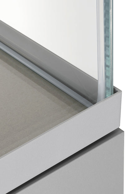 AQUAEL - Acuario OPTISET 130 litros en Gris