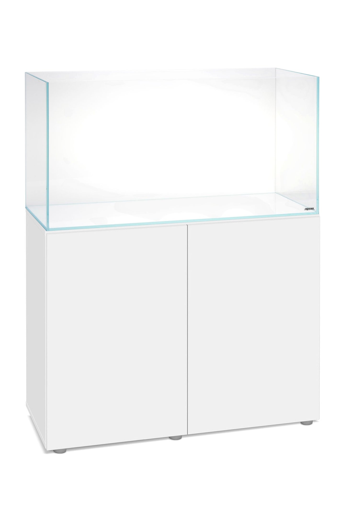 Opti Tank 100 de 200 litros - Urna de cristal óptico con mueble Blanco