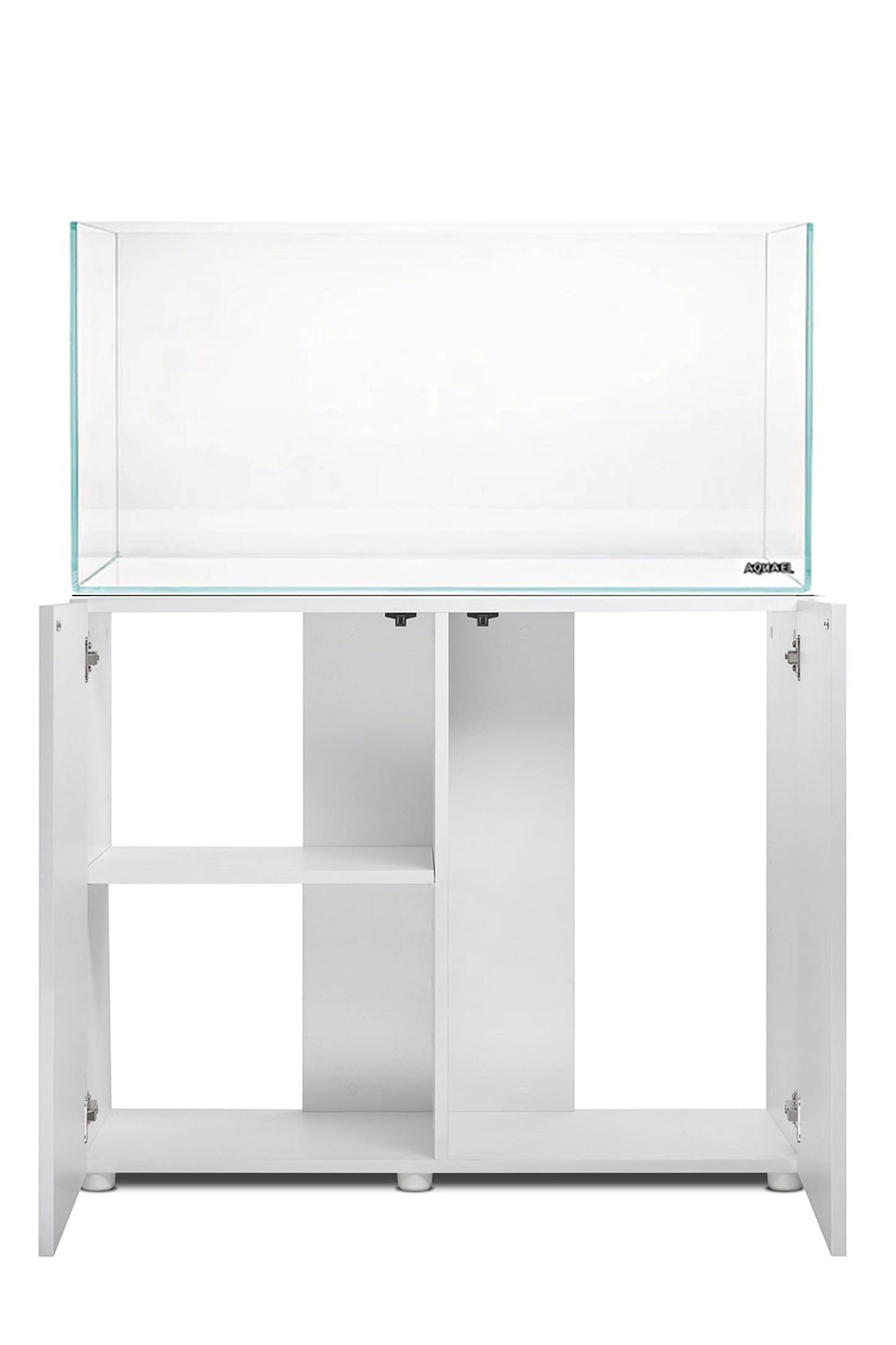 Opti Tank 100 de 200 litros - Urna de cristal óptico con mueble Blanco