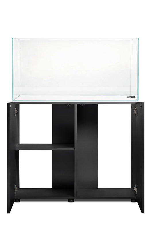 Opti Tank 100 de 200 litros - Urna de cristal óptico con mueble Negro
